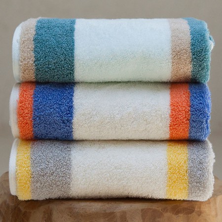 프리미엄 수피마 스트라이프 컬러 라인 호텔식 수건