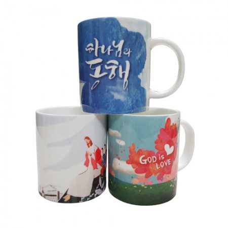 세계문학명작 러브 해피 머그컵 도자기 세트 기념품