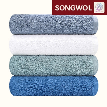 송월 항균 면 280g 롤파이핑 마이크로 매트 수건