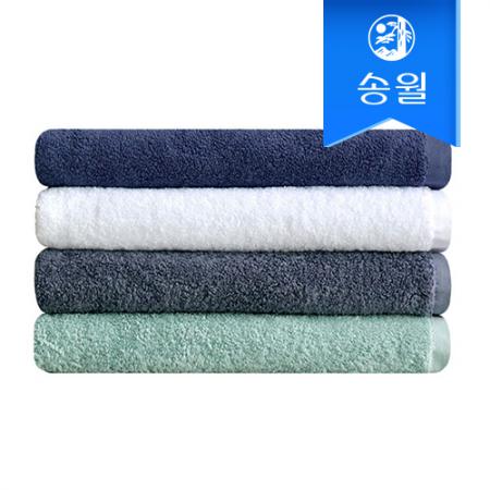 송월 40수 프리미엄 호텔 파일 코튼 블루 수건