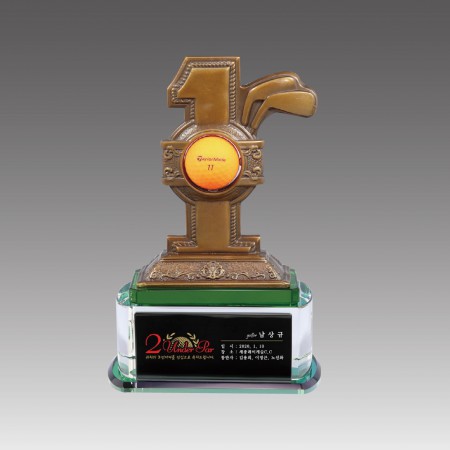골프 우승 트로피 제작 – 청동 골프 트로피