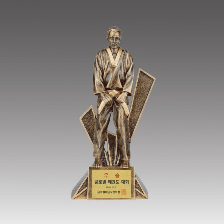 태권도 트로피 제작 – 레진 트로피 G5081