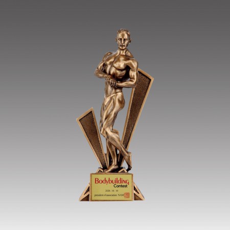 보디빌딩대회 트로피 제작 – 보디빌더 레진트로피 G5089