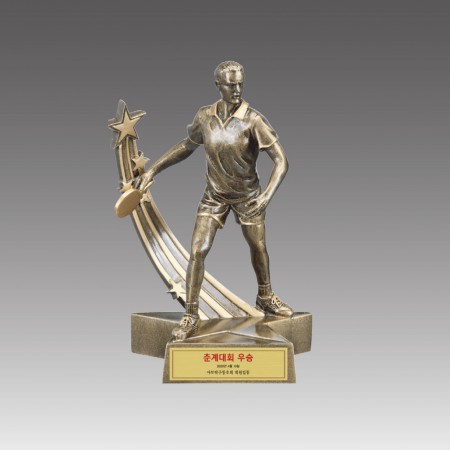 탁구 트로피 제작 – 레진 트로피 G5115