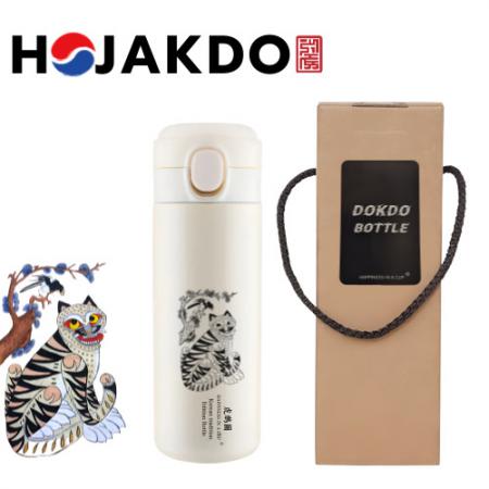 한국전통 호작도 원터치 텀블러 420ml