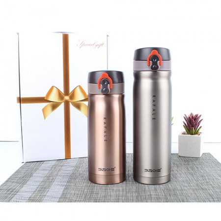 텀블러 각인 – 키친아트 메탈 텀블러 제작 2종세트 350+500ml