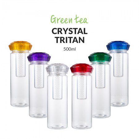 텀블러 홍보물 티썸 마이보틀 크리스탈 그린티 500ml 트라이탄 인쇄 제작 텀블러 홍보물 티썸 마이보틀 크리스탈 그린티 500ml 트라이탄 인쇄 제작