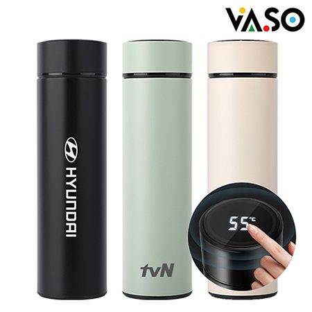 [바쏘] 스마트 온도계 진공 텀블러 500ml
