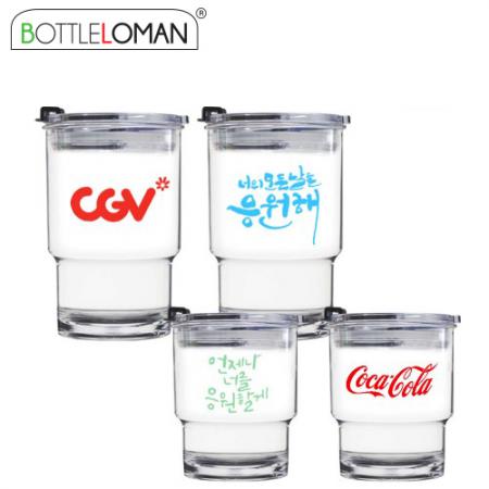 와이키키 450ml 트라이탄 원터치 슬림형 보온텀블러