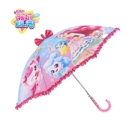헬로키티 53cm 원터치 자동 어린이 우산