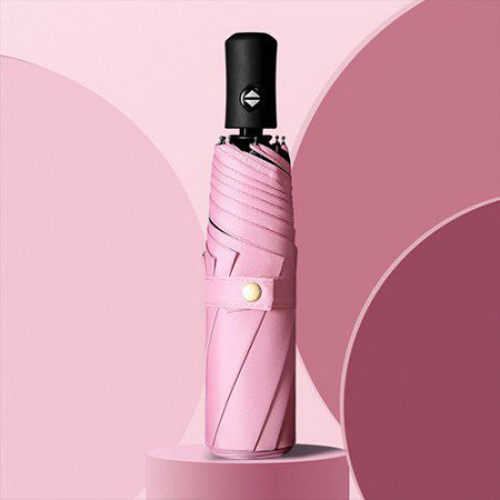 우산제작 루티네 심플 자동 암막 양우산 홍보물