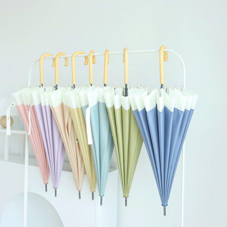 투톤 우드 16K 장우산 기념품제작 투톤 우드 16K 장우산 기념품제작