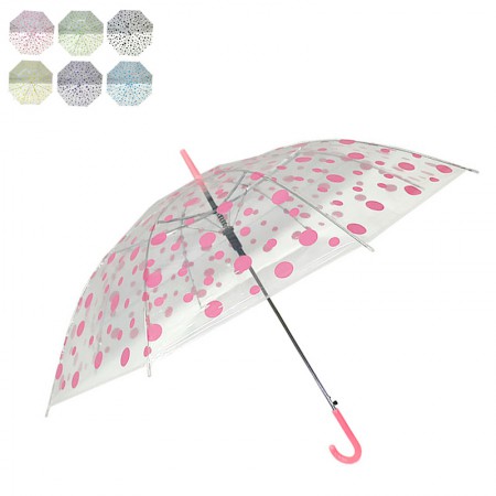 투명창 패턴 프린팅 원터치 자동 우산