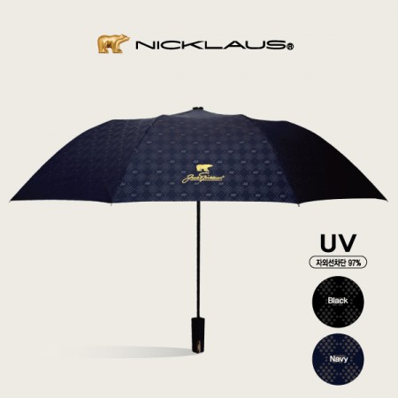 몽클래드 12K 패턴 3단 완전자동 UV차단 접이식 우산