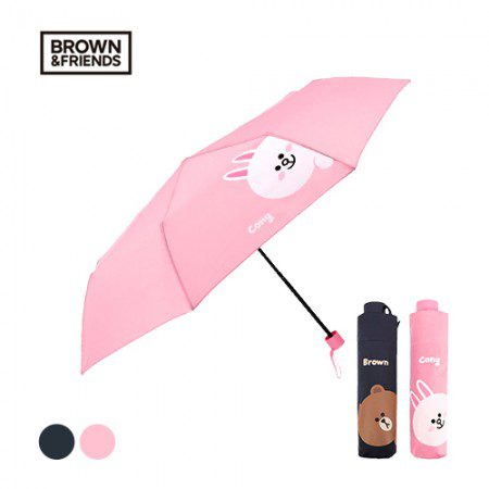 라인프렌즈 3단 수동우산 빼꼼 판촉물 제작