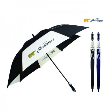 잭니클라우스 자동 원터치 골프 우산 블랙 네이비 잭니클라우스 자동 원터치 골프 우산 블랙 네이비