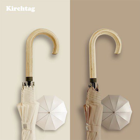 우산제작 키르히탁 65 10k 소프트파스텔 우산홍보물 크림, 베이지 우산제작 키르히탁 65 10k 소프트파스텔 우산홍보물 크림, 베이지