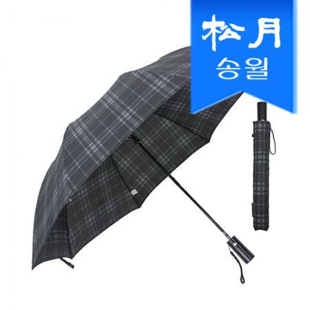체크패턴 65cm 자동 개폐 장우산 우산 체크패턴 65cm 자동 개폐 장우산 우산