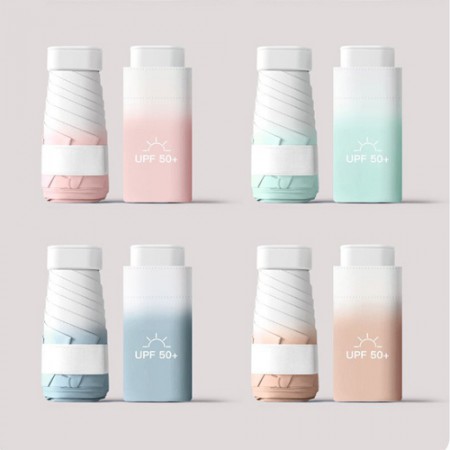 MINI 크레이러쉬 UV코팅 파스텔 휴대용 양우산