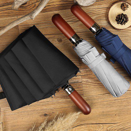 럭셔리 우드 원터치 3단 완전자동 우산주문제작