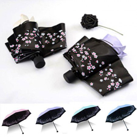 카멜레온 색상 변화 양면 자동 우산