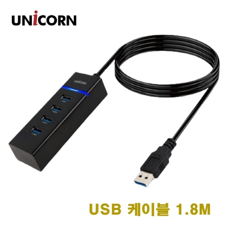 슬림형 멀티포트 USB 허브 휴대용 포켓형