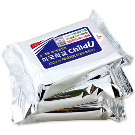 실버 물티슈 홍보물 제작 30매