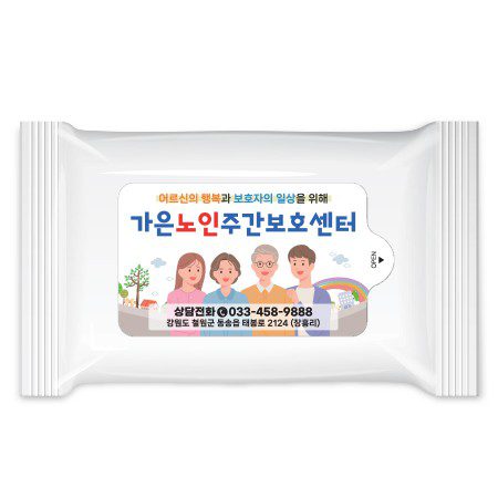 DP 20매 물티슈 판촉물 화이트 무광 스티커 인쇄 제작 DP 20매 물티슈 판촉물 화이트 무광 스티커 인쇄 제작