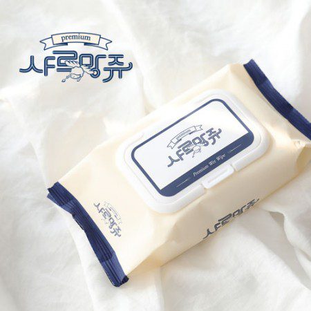 70매 샤르망쥬 물티슈제작 55g 엠보싱