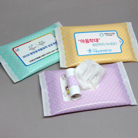 녹색나라 도트 3종세트 홍보용 물티슈 20매 판촉물 제작 녹색나라 도트 3종세트 홍보용 물티슈 20매 판촉물 제작