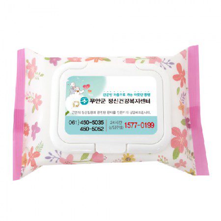 25매 맘이고운 물티슈제작 캡형 판촉물