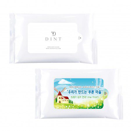 홍보물품 화이트 10매 물티슈제작 홍보물품 화이트 10매 물티슈제작