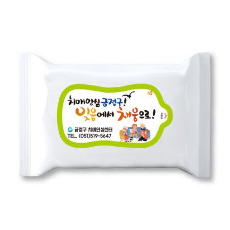 25매 백색 물티슈 관공서 판촉물